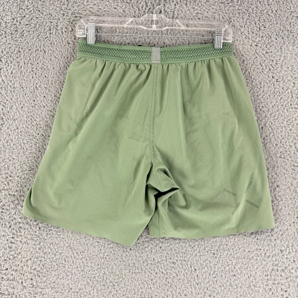 Ten Thousand Interval Short Mens M Green Lined 7 Inch Inseam Training Gym Active